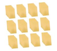 Uonlytech 100pcs Metal Blank Cards Pack Aluminum for Laser Engraving Lightweight Business Cards Blanks for DIY Custom Name Tags Professional Precision Engraving for Office Events