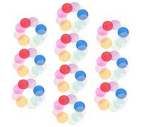 Uonlytech 100Pcs Natural Round Shells for DIY Crafts Handmade Hanging Charms for Wind Chimes and Jewelry Making Durable Flat Shell Pendants for Home Decor and Accessories