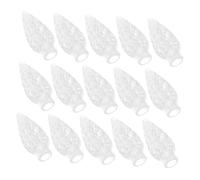 Uonlytech 100pcs Outdoor Indoor Plastic String Light Bulb Covers Replacement Decorative LED Light Covers for Party Atmosphere Transparent Design