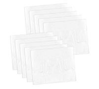 Uonlytech 10pcs Air Conditioner Cleaning Cover Cold Ice Bags for Freezer Shock Waterproof Window Bracket Bin Window Seal Large Ice Cube Tray Drill Cooler Drain Fryer Transparent Plastic