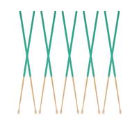 Uonlytech 10pcs Bamboo Ear Wax Removal Tools with Anti-Skid Handle, Plastic Ear Cleaning Sticks for Safe and Practical Earwax Cleaning at Home