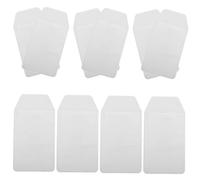 Uonlytech 10pcs Nurse Pen Holder Pocket Protectors for Shirts Compact Pencil Storage Bags for Doctors Easy to Carry Organizer for Badges Cards and More Stylish White Design