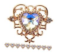 Uonlytech 10Pcs Vintage Style Heart Jewelry Charms Pendant for DIY Earrings Making Delicate Lace Design Lightweight Hanging Decorations for Crafting and Accessories