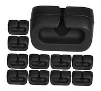 Uonlytech 12 Pcs Cable Clips Adhesive Cord Holder Fasten Clamps for USB Data and Audio Cables Desk Wire Organizer Protecting and Managing Charging Cords