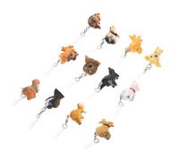 Uonlytech 12pcs Dog Charm Earphone Dust Plugs 3.5mm Anti-dust Phone Jack Protectors Cartoon Style for Mobile Accessories Random Style