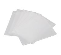 Uonlytech 12Pcs Transparent Dull Polish Bus Card Holders Identity Wallets for Bank Cards Membership and Meal Cards Practical and Lightweight Protection
