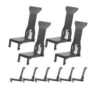 Uonlytech 12pcs Universal Small Money Clips for Cash Drawer, Reusable Sturdy Plastic Cash Register Clips, Money Holder for Store Till Organization