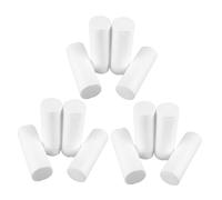Uonlytech 12PCS White Polystyrene Cylinders Solid Foam Tubing for DIY Crafts Painting Floral Arrangements Wreath Bases Educational Art Projects