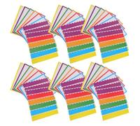 Uonlytech 150pcs Rainbow Bulletin Board Borders Trim Paper for Classroom Display Boards, Science Fair Presentation, School Project Decoration