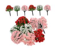 Uonlytech 15Pcs Miniature Tree Model DIY Landscape Accessory for Vivid Scenery Durable Micro Plant Ornament for Table and Dollhouse Layouts