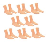 Uonlytech 16Pcs Educational Finger Puppets Cognitive for Preschool Learning Fun Human Body Feet Simulation for Adults Material for Interactive Play