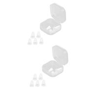 Uonlytech 16pcs Silicone Stylus Cover for Pencil Pen Tip Increases Friction for Enhanced Control and Accuracy White