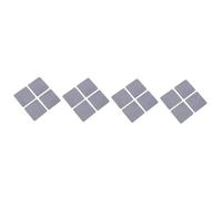 Uonlytech 16pcs Skid Washing Machine Mats Dampers for Washer Dryer Foot Pads to Prevent Walking and Noise Easy Installation Support
