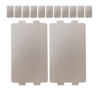 Uonlytech 18Pcs Microwave Mica Plates Heat Insulation Sheets 11.6X6.5Cm Fireproof Replacement Covers for Microwave Oven Parts Kitchen Oven Supplies