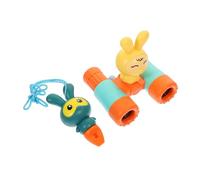 Uonlytech 1set Compact Boys and Girls Binoculars for Outdoor Adventures Portable Magnification Adorable Telescope for Boy Girl Educational Toy for Bird Watching and Nature Exploration