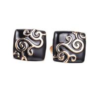 Uonlytech 1set Fashionable Zinc Alloy Cufflinks Retro Clothing Decoration for Suits Easy to Sew Durable Elegant Design for Formal and Casual Occasions Replacement 2pairs