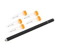 Uonlytech 1set Stylus Pen for Touch Screens Capacitive Screen Writing Pen Replaceable Tips Compatibility for Smartphones Tablets High Sensitivity Disc Tip Quiet