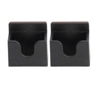 Uonlytech 2 Pcs Universal Microphone Hook Hangers with Adhesive Back, Radio Mic Bracket Clamp for Car and Ham Radio, Plastic Wireless Mic Holder Clip for Vehicle and Desk Mounting