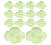 Uonlytech 20 Packs Four-Leaf Clover Self-Stick Memo Pads, Removable Adhesive Note Pads for School and Office, Small Size Self-Adhesive Notes for Desk Reminders and Classroom Use