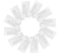 Uonlytech 20 Packs Personal Checkbook Registers Transaction Log Book for Bank Savings Account 8 Blank Check Registers per Pack, White Ledger for Check Book Financial Tracking