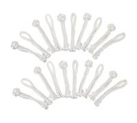 Uonlytech 20 Pairs Handmade Chinese Suit Knot Fasteners Satin Frogs Buttons for Cheongsam Tai Chi Clothing Traditional Closure Sewing Accessories