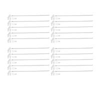 Uonlytech 20 Sets RC Airplane Pushrod Connecting Linkage Stopper Control Horns Kit Rudder Angle Adjustable Steel Wire for Fixed-Wing Aircraft Model Accessories