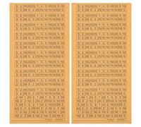 Uonlytech 20 Sheets Challenge Savings Jar Stickers Money Box Challenge Stickers for Light Brown Paper with Easy Application Budgeting Tracking Creative Designed Unique Money Saving