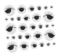 Uonlytech 200pcs Self Adhesive Movable Eyeball Stickers for DIY Crafts Cartoon Eyes Decals for Dolls Furniture and Home Decoration Easy to Use Eye Patches for Professionals