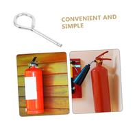Uonlytech 200pcs Stainless Steel Fire Extinguisher Pins Replacement Set Weather Resistant Safety Lock Pins Compact Durable Design Equipment Security and Reliable Performance