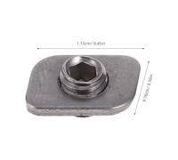 Uonlytech 20Pcs 304 Stainless Steel Window Stopper Lock for Casement Windows Sliding Restriction Limiter Hardware with Fixing Plate for Home Security