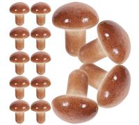 Uonlytech 20pcs Fake Mushroom Models for Photography Props, Mini Photo Prop with Realistic Design, Foam Material, Easy to Clean, for Photo Studio and Shopwindow Decoration