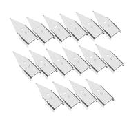 Uonlytech 20pcs Fountain Pen Replacement Nibs Steel Nibs for Calligraphy Fine Writing Supplies Smooth Writing Design for Beginners and Enthusiasts