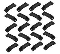 Uonlytech 20pcs Gaming Chair Footrest Slider Ergonomic Foot Rest Attachment for Office and Gaming Chairs and Easy to Clean Smooth Edges for Safe Use Quick Assembly Hardware
