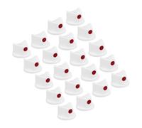 Uonlytech 20pcs White Spray Paint Nozzles Caps for Aerosol Cans Waterproof Graffiti Spray Tips with Button for Art and DIY Painting