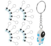 Uonlytech 24Pcs Blue Mini Astronaut Keychains PVC Soft Rubber Spaceman Bag Charms for Backpack Accessories, Space Party Favors, Travel Luggage and Car Key Rings