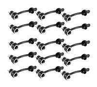Uonlytech 24pcs Dc Power Socket Panel Mount Adapters with Waterproof Plastic Covers for 2.1mm Dc Power Plugs, Convenient Assembly and Wide Application for Electronic Devices