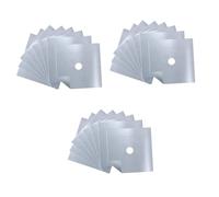 Uonlytech 24pcs Stove Burner Covers Practical Gas Range Protector Reusable Hob Stovetop Liners Clean Mat Pad for Kitchen Sink Protector Mat Cooker Splashback Stove Cleaner