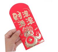 Uonlytech 24pcs Year Snake Red Envelopes for Chinese Year Spring Festival Lucky Money Hong Bao Traditional Fortune Bag Red Pocket with Bronzing Design for Wedding Birthday Celebrations