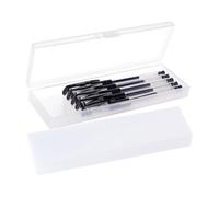 Uonlytech 2Pack Plastic Pencil Cases Small Frosty Transparent Finish with Two Compartments and Separate Lids Lightweight Scratch-Resistant Storage Box for School Travel and Cosmetics