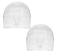 Uonlytech 2pcs Acrylic Bird Feeder for Dove and Cockatiel Reusable Bird Food Container Practical Hanging Feeding Tool for Parrot Food