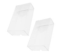 Uonlytech 2pcs Acrylic Mouse Cover Mouse Protector for Desktop Use Prevents Dust Surface for Home Office Gaming Setup