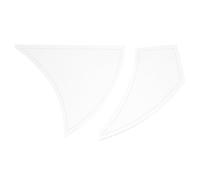 Uonlytech 2pcs Acrylic Quilting Ruler Set Twisted Pinwheel Template, Multi-Use Patchwork Quilting Templates for Sewing and Fabric Cutting