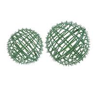 Uonlytech 2Pcs Artificial Plant Topiary Ball Support Frames 30+20Cm Flower Arrangement Rack for Wedding Nursery Decor Garden Ornament Holder