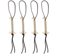 Uonlytech 2Pcs Brass Buddhist Prayer Bead Counters for Chanting Meditation Manual Tasbih Handheld Finger Beads Counting Tool for Religious Ceremonies and DIY Jewelry Accessories