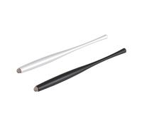 Uonlytech 2pcs Capacitive Pen Touch Screen Pen Writing Tool for Phone Tablet Replacable Fiber Cloth Tip Capacitive Handwriting for Pad and Computer Random Color