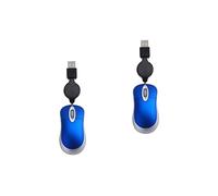 Uonlytech 2pcs Creative Mini Usb Wired Optical Mouse Retractable Design for Computers and Laptops Precision Portable and Cute for Home Office Use Compatible