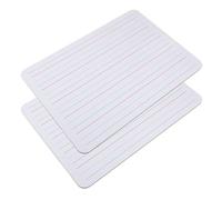 Uonlytech 2pcs Double-Sided Whiteboard Dry Erase Lapboards with Lines for Early Education Writing Skills Development and Small Writing Boards for Classroom Home Learning