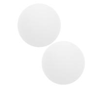Uonlytech 2pcs Frosted Glass Globe Lamp Shades G9 Base Ball Pendant Light Covers for Study Lighting and Dining Rooms, White Round Sphere Lampshades with Anti-Glare Non-Glaring Light