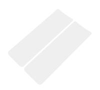 Uonlytech 2pcs Hair Dye Foiling Paddle Highlighting Board No Tooth Hair Coloring Tools for Salon Hairdressing and Professional Foiling