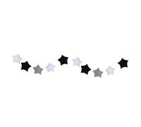 Uonlytech 2pcs Hanging Star Decorations Celestial Wire Star Bunting Hanging Ornaments for Crib Creative Decor for Boys and Girls